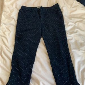 Wit and Wisdom Polka Dot skinny ankle length jeans